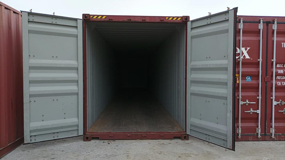 Container opened